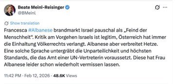 MacaesBruno's tweet image. After participating in what looked like an organised desinformation campsign Austrian foreign minister deletes her tweet. Will she explain how this whole shameful affair happened? French foreign minister next?