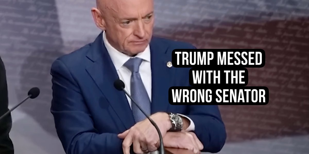 Captain. Astronaut. Senator. Victor. 👨‍🚀⚓️

Pete Hegseth tried to strip Mark Kelly’s rank and pension for "disloyalty." A federal judge just slapped him down: "Defendants have trampled on Senator Kelly’s First Amendment freedoms."

The regime lost. The Constitution won. ⚖️🇺🇸 Read