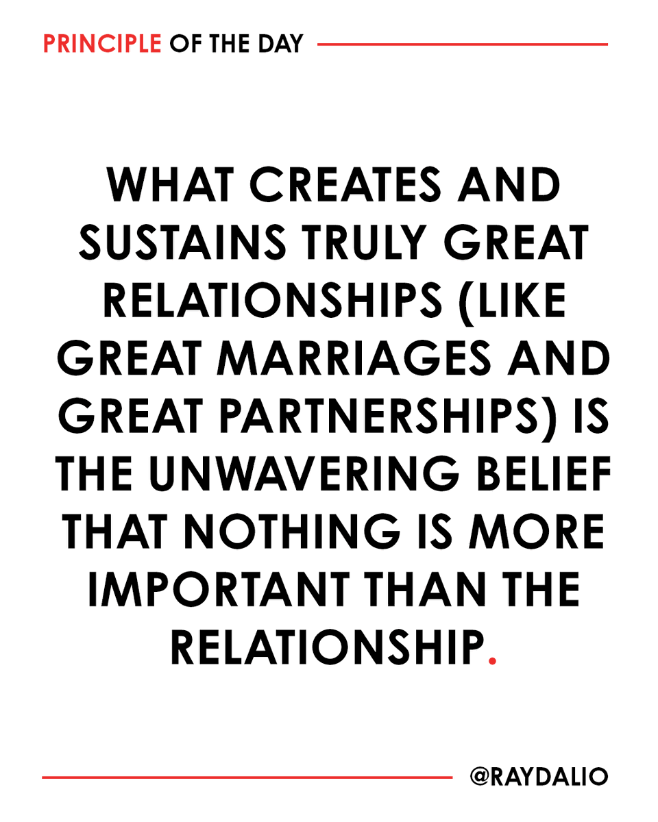RayDalio's tweet image. Today, on Valentine’s Day, I’d like to take the time to reflect on principles for lifelong meaningful relationships.