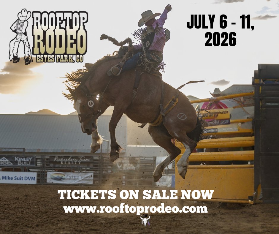 Rooftop_Rodeo's tweet photo. Join us for th 98th Rooftop Rodeo - world class rodeo at 7500 feet elevation!  Friendly folks, champion cowboys, beautiful scenery - see you at the Rooftop!  Tickets ONLY at https://t.co/iYO1pweJhT https://t.co/hARgWjZugU