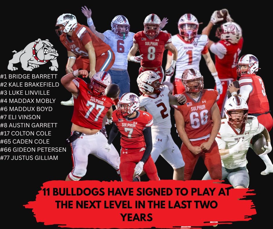 Sulphur Bulldog Football tweet media