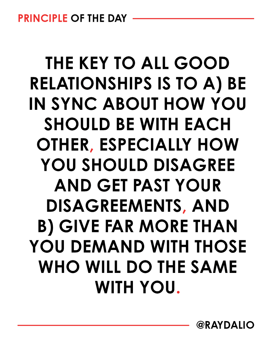 RayDalio's tweet image. Today, on Valentine’s Day, I’d like to take the time to reflect on principles for lifelong meaningful relationships.