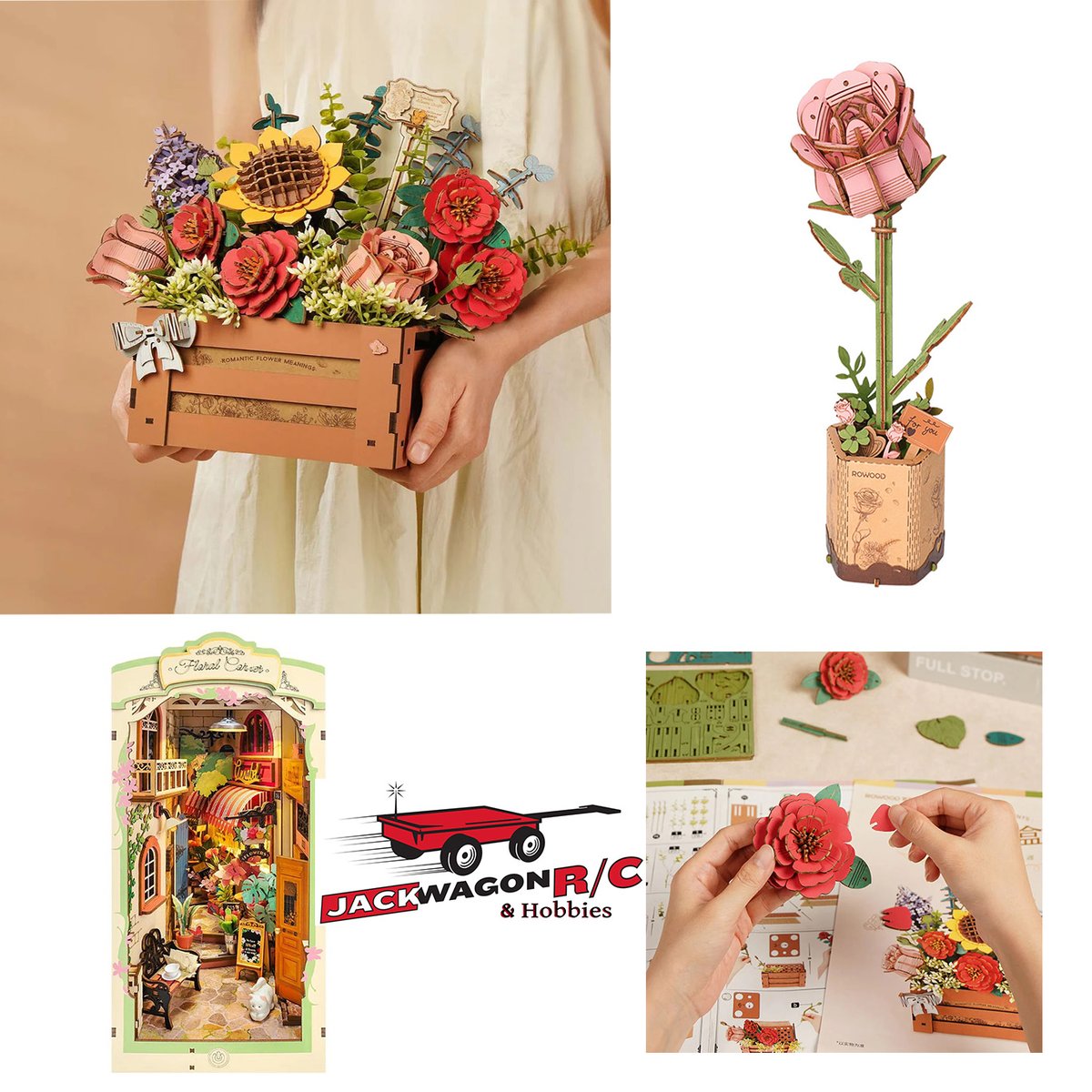 jackwagonrc's tweet photo. Forgot the date? No worries! 🌹 Skip the grocery lines and grab gifts they'll cherish! From Rowoos Pink Rose to our Floral Corner Book Nook, we have last-minute treasures for your loved ones. #ValentinesDay #GiftIdeas #LastMinuteGift #BookNook #Rowoos https://t.co/7yMge419u8