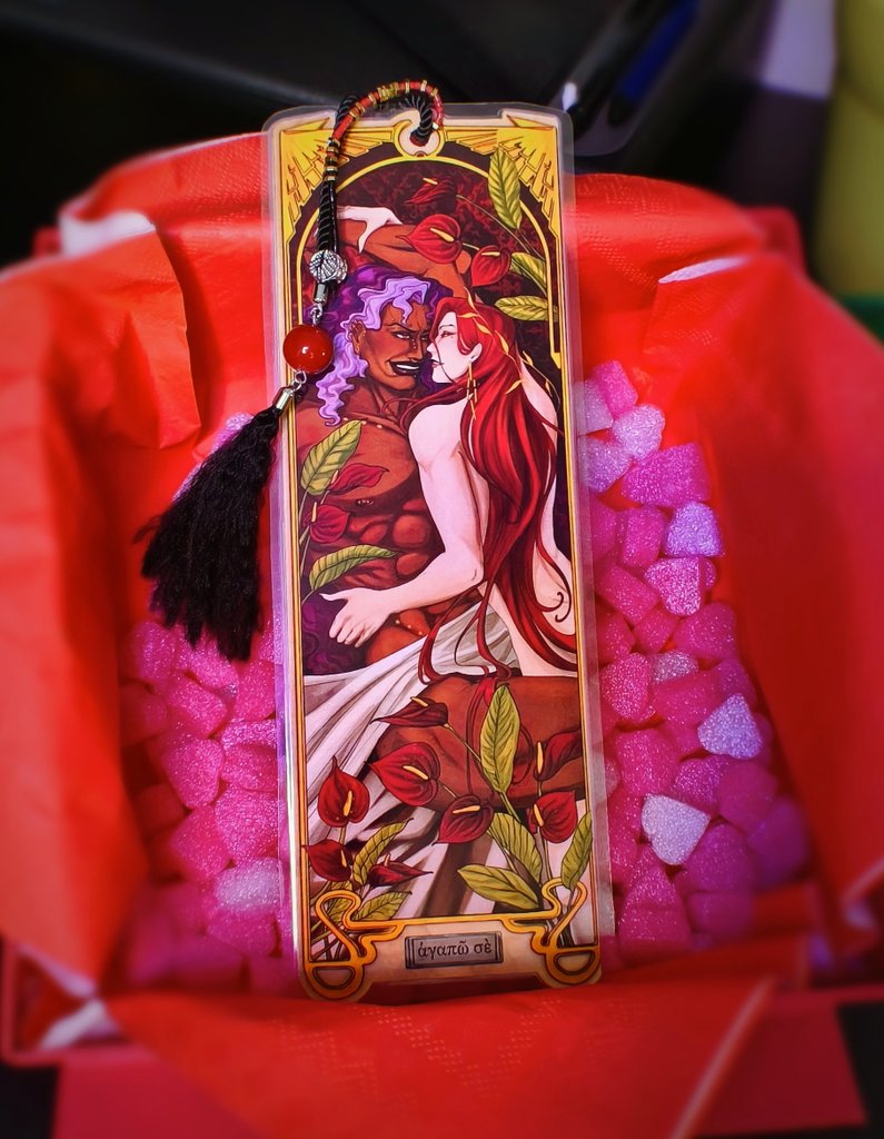 Bby_bunninqx's tweet image. My gift for #Vday for my wife 🫶🏻💗
#Azulypso #ocart #vdayart #bookmark #mlm #ship