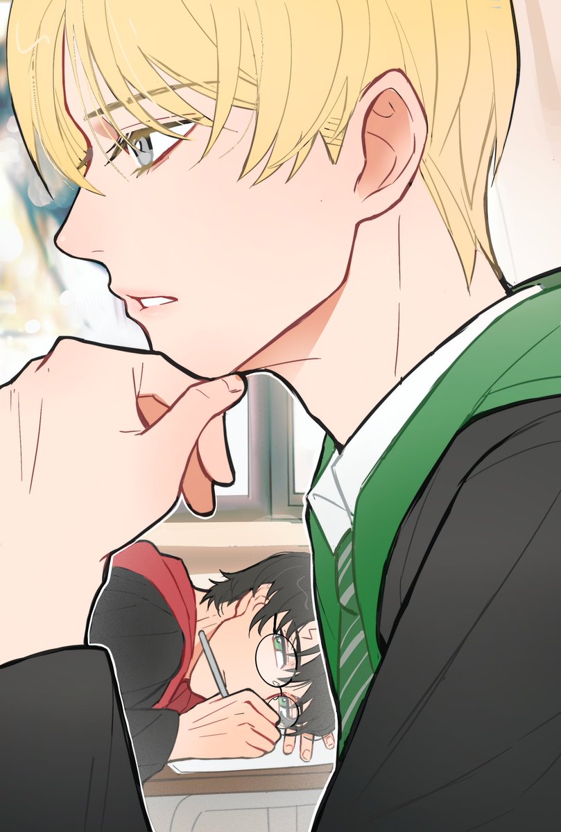 Goodluckdm0605's tweet photo. Secret crush👁️👁️

#hpdm #drarry https://t.co/tWOJ02cFZ7
