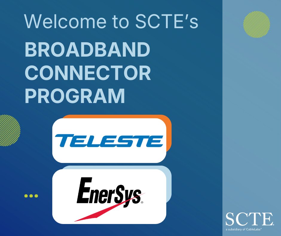 SCTE® a subsidiary of CableLabs® tweet media