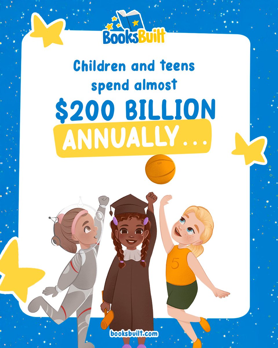 cammarasco's tweet photo. The numbers are staggering: youth spending power is reaching nearly $200 billion, and brands are pouring over $17 billion into the race to capture their attention.

At Books Built, we believe the most effective marketing doesn't feel like marketing at all. We help brands move beyond the "pitch" and into the "plot," creating custom children’s stories that:

📖Build Early Affinity: Establish brand trust before the noise of adulthood sets in.

📖Create Shared Moments: Turn your brand values into a bedtime story shared between parents and children.

📖Stand Out: Trade a fleeting impression for a physical (or digital) book that stays on the shelf for years.

The next generation isn't just looking for products; they’re looking for stories. Let’s make sure yours is the one they remember.

Ready to write your brand’s next chapter? Let’s connect.
🌐 Visit our website to see how brands use Books Built

#brandstorytelling #contentstrategy #booksbuilt #futurebrand #marketinginnovation