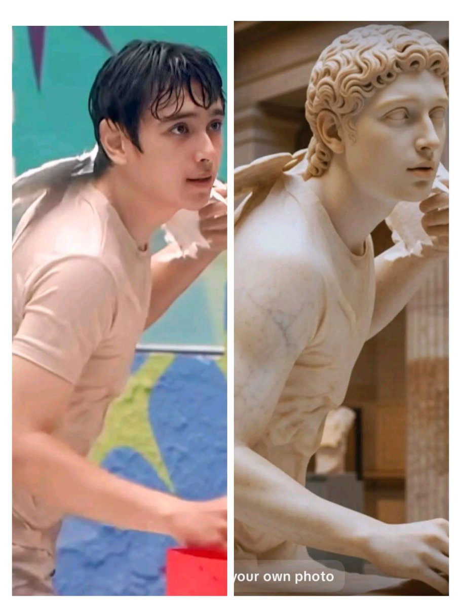 @moymoyscapcap Di pa rin ako maka get over sa uncanny similarity nila ni Cupid. Na para bang sya talaga ay isang Roman god.