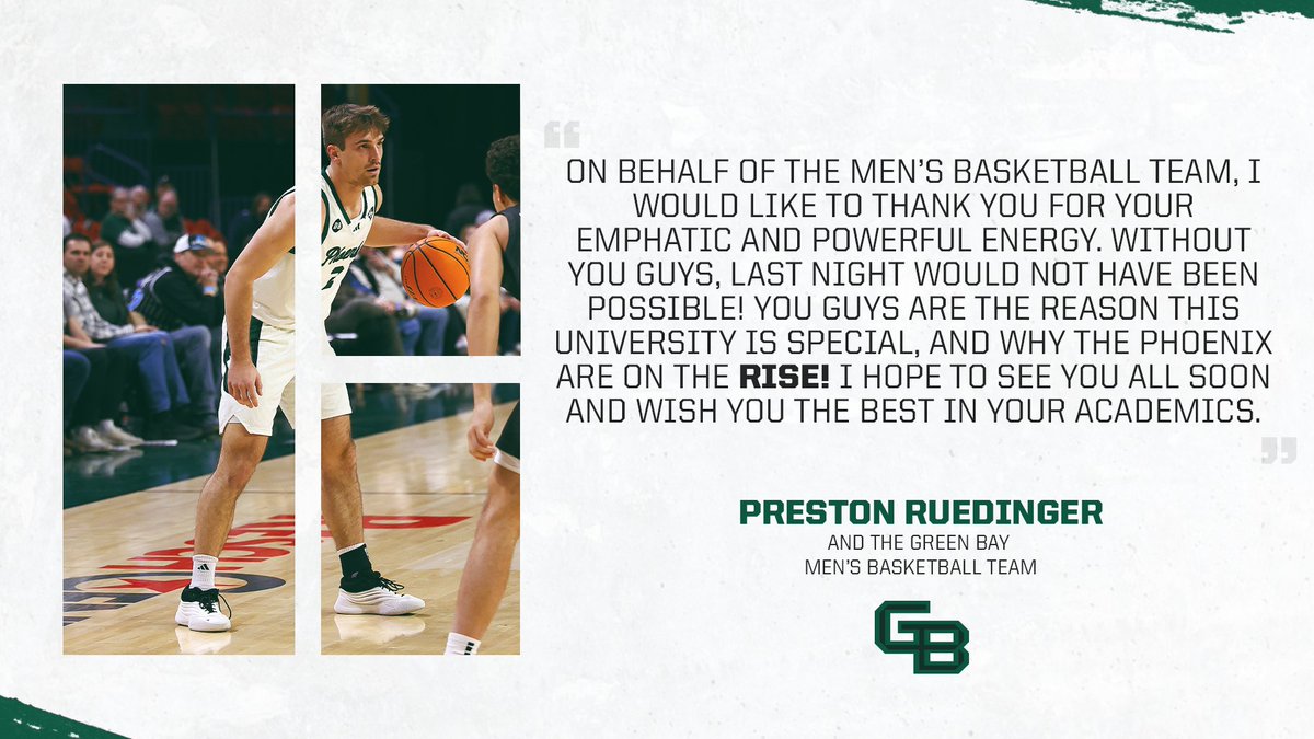 Green Bay Men’s Basketball tweet media