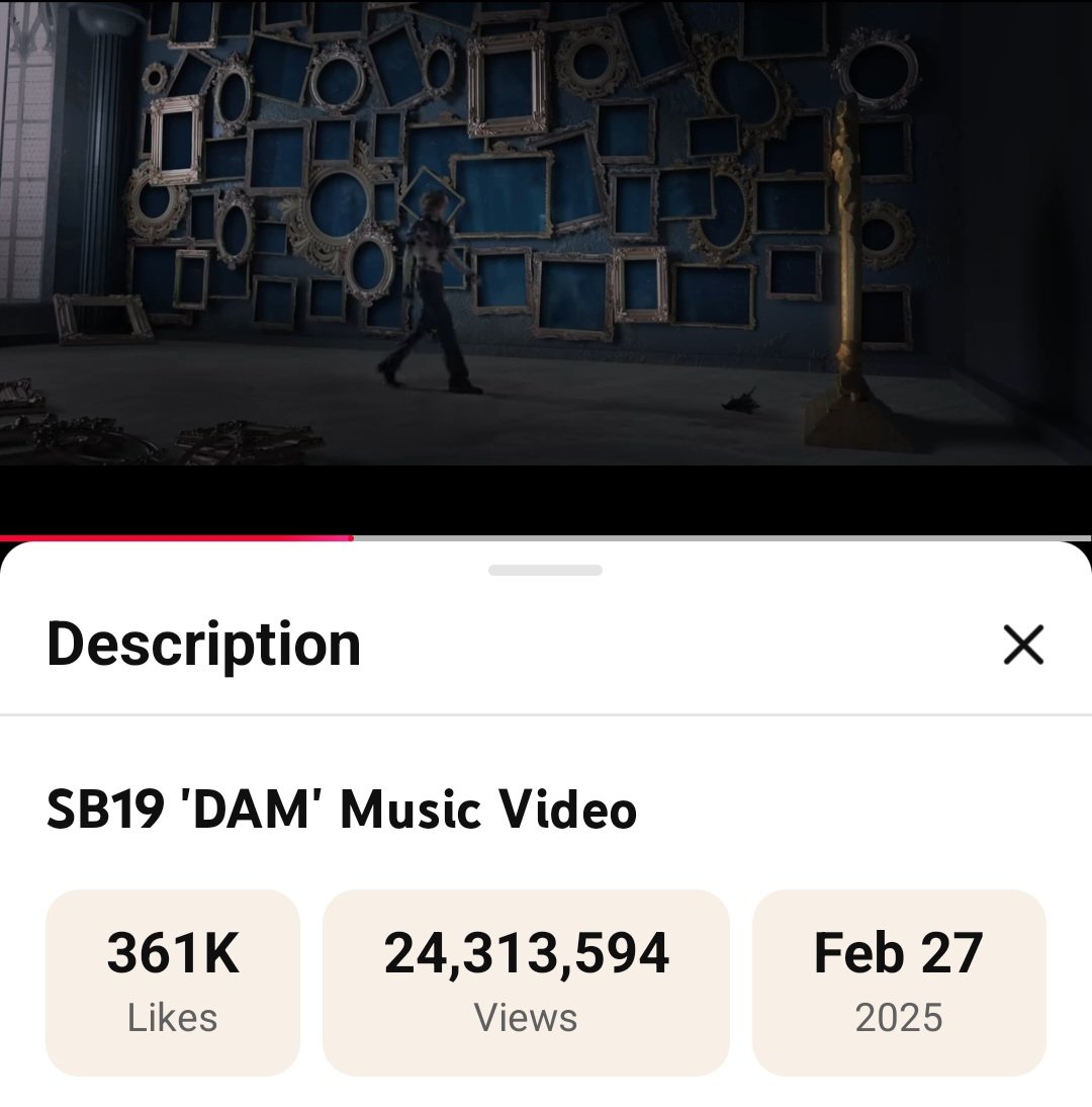 TWO WEEKS to DAM's first anniversary.  We need 686,406 views to reach 25M. That's 49,029 views/day for the next 14 days. Kayanin natin ito!

STREAM HERE:
youtu.be/de6CnBa-qj0?si…