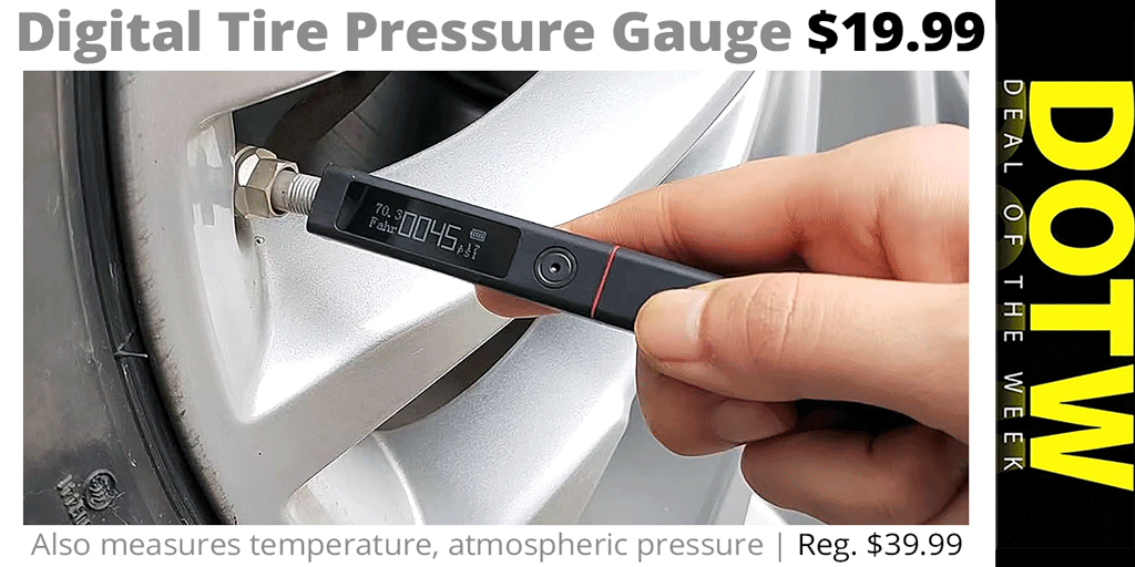 #ConnectingPoint's DEAL OF THE WEEK ( 2/13/26): Digital Tire Pressure Gauge reg. $39.99; #DOTW sale price: $19.99. Through 2/19/26 while supplies last. | tinyurl.com/53fh6ay5
.
#AutomotiveAccessories #ConnectingPoint #DealOfTheWeek #MedfordOregon #RogueValley