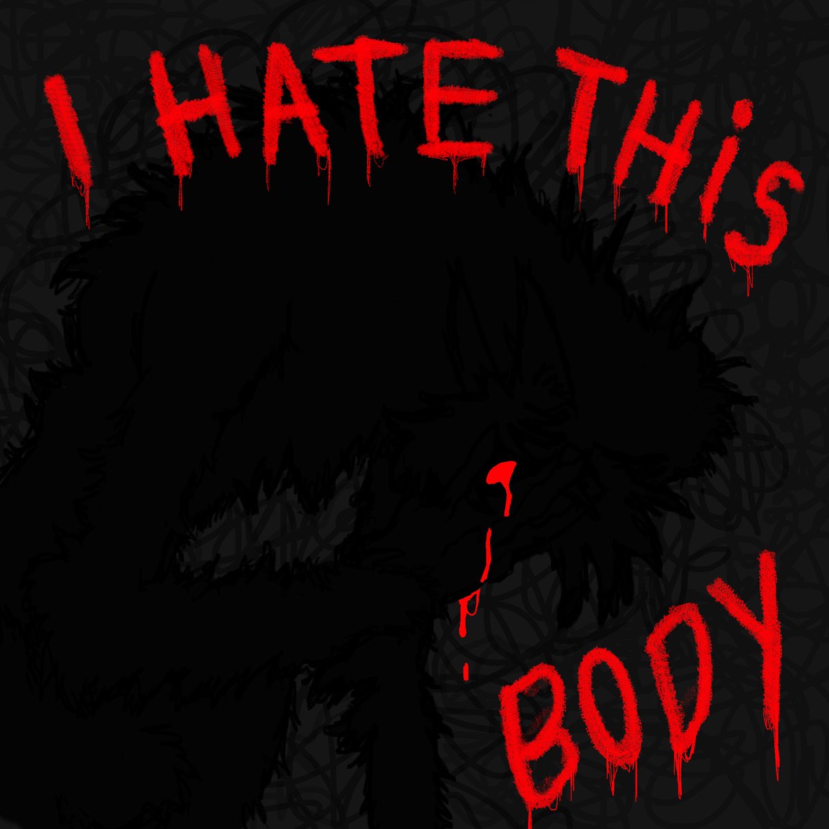 I'm a sad and lonely tr4nny here's some embarrasing vent art please don't bully me