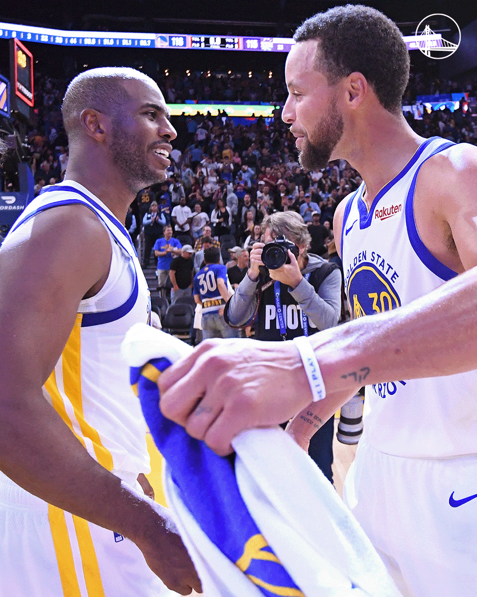 From competing against each other at the highest level, to teaming up for a season with #DubNation
Congrats on an incredible career, @CP3.