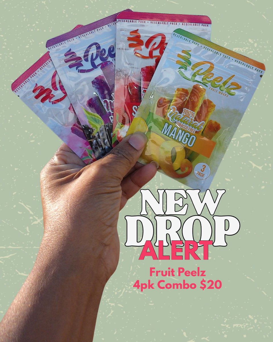 Check out our new item #FruitPeelz if you are a #blunt smoker give these a try 

thechronicsession.bigcartel.com/product/fruit-…