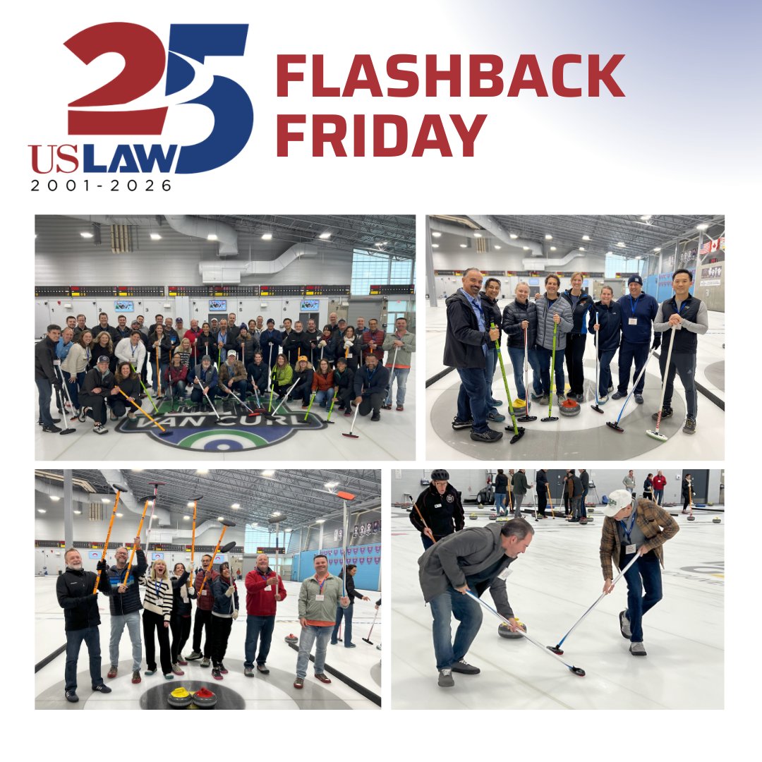 USLAWNETWORK's tweet image. Congratulations to Team USA Curling on bringing home the silver medal!

As we celebrate USLAW’s 25th Anniversary, today’s Friday Flashback takes us back to Vancouver. BC in September 2024 where our members took to the ice for a little curling of our own. While we may not be…