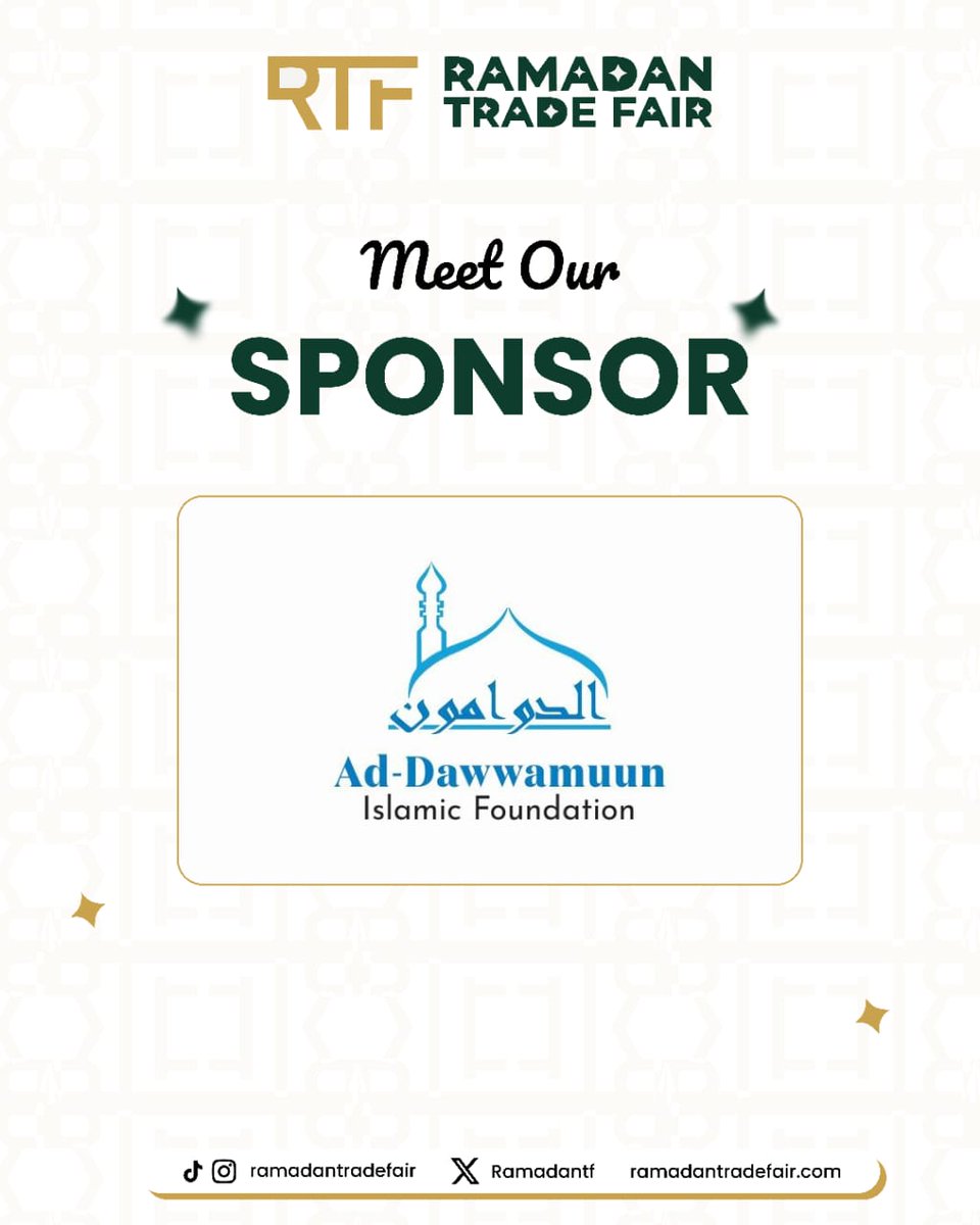 We’re excited to introduce <a href="/Uafinstitute/">ad_dawwamuun</a> as an official sponsor of RTF! 🎉✨🤍

Thank you for partnering with us .

Still hesitating to grab your tickets? 😌
Grab your ticket now and be part of the experience.
Link in our bio 🎟️✨