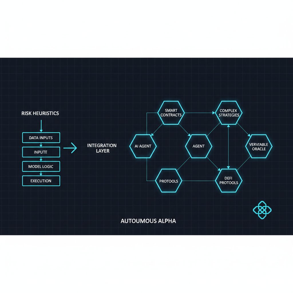 mfranbaldeoncom's tweet photo. Most sophisticated DeFi participants still manage risk with heuristic models.
An AI layer, integrated at the smart contract level, shifts that boundary - allowing a verifiable agent to execute complex strategies. https://t.co/NLk3ERv3xc