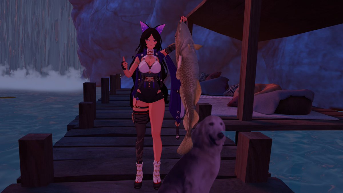 vitovie_'s tweet photo. @Rasen_Dan @omni_sai I got a fbx file of my 3D model persona. Dunno if that would work lol 😭 I would place myself as Joker or Lucina. I’m an Abyssal cat vtuber but my 3D model doesn't emulate that. https://t.co/FCdyGOBtyU