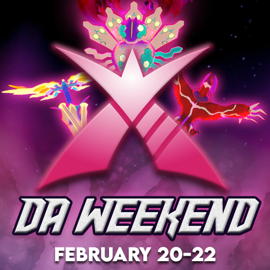 🟢CALLING ALL SHINY HUNTERS!🟢

It’s time again for: DA WEEKEND!
🗓️February 20-22

A weekend-long shiny hunting event dedicated to finding shinies in Dynamax Adventures!

Make sure to tag your finds with: #DAWeekend

BEST OF LUCK to ALL WHO JOIN IN!!

Flyer by: <a href="/aribunnn/">ari 🌙🐇💜</a>