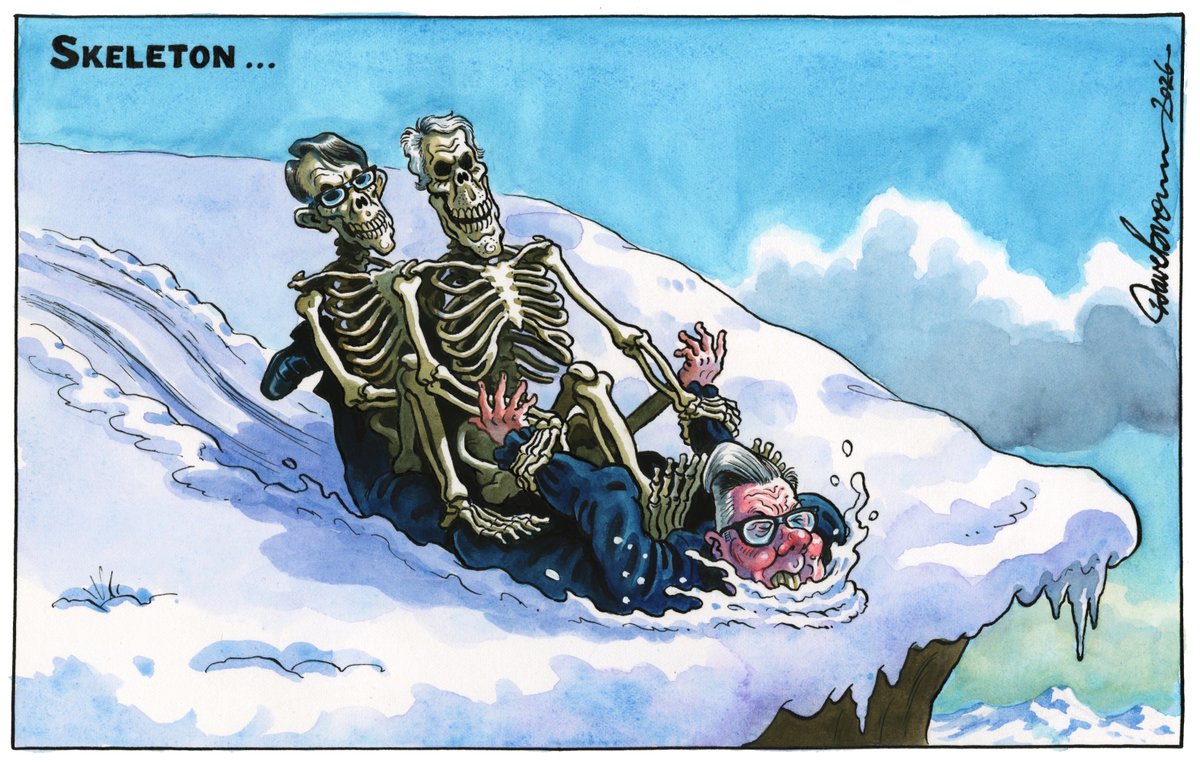 Tomorrow's <a href="/Independent/">The Independent</a> cartoon... #Starmer #Mandelson #Epstein #LabourLeadership #EpsteinFiles #WinterOlympics