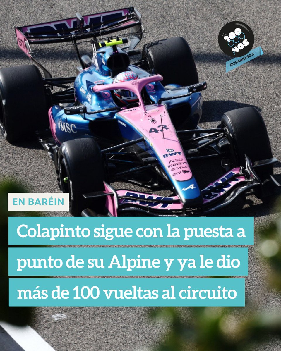 🏁El piloto argentino tuvo una mañana productiva en el último día de los test de pretemporada de la Fórmula 1 y quedó sexto en la primera sesión de este viernes.