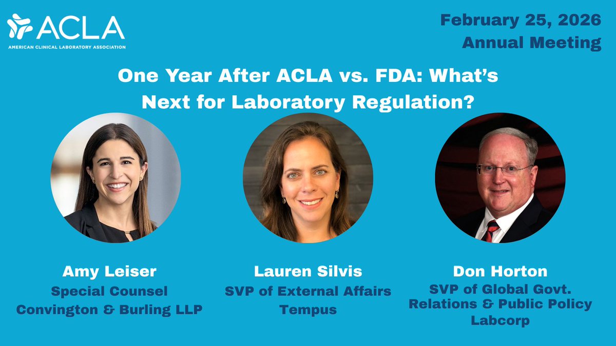 American Clinical Laboratory Association tweet media