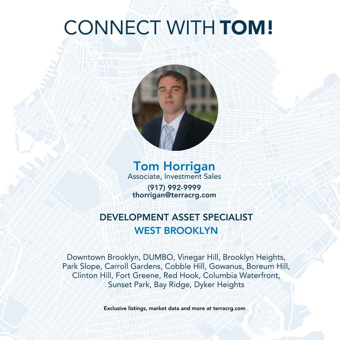 We’re excited to spotlight Tom Horrigan, our Development Asset Specialist serving the West Brooklyn market in neighborhoods such as Downtown Brooklyn, Carroll Gardens, and Gowanus. Discover Tom's insights on his career and more—learn what sets him apart in the industry.