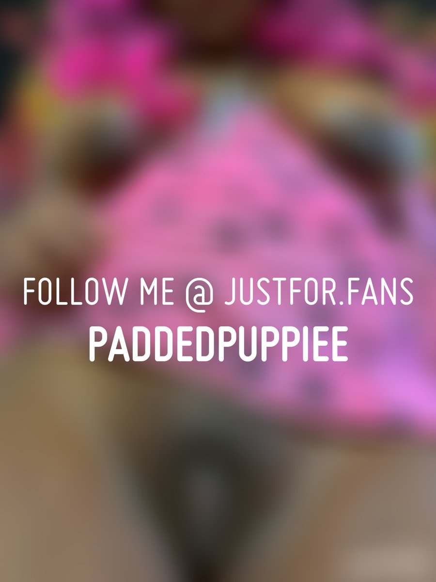 My JustFor.Fans page is where it's at, and I just got a new subscriber! justfor.fans/PaddedPuppiee?…