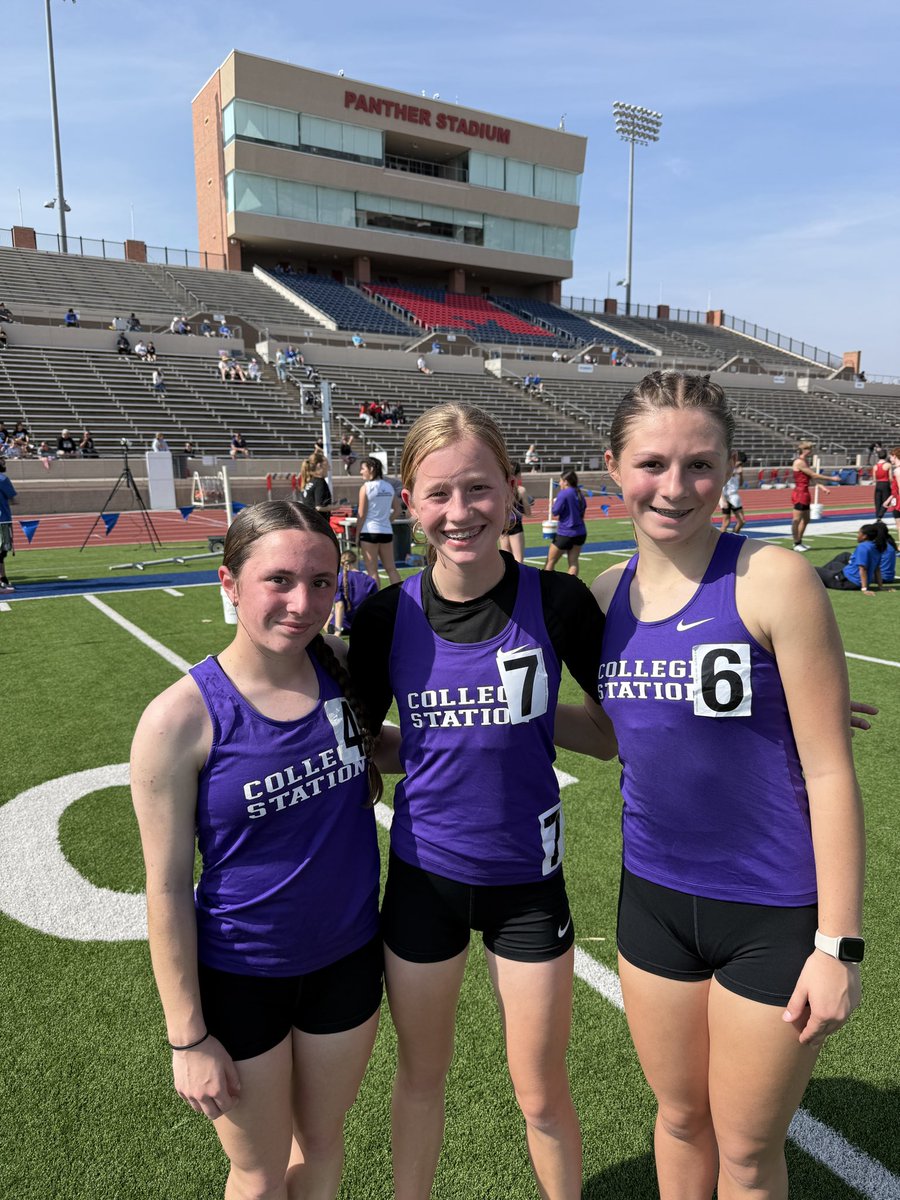 CStatTF's tweet photo. 😈😈 Panther Relays 3200m😈😈

Great start to the day’s racing!

Varsity
🥉Symank 13:36
Merriman 13:44
Barnes 14:21

JV
🥈J Webb 13:58 PR‼️
S Graham 15:19
Falco 15:45 PR‼️

#OxygenMonsters https://t.co/gfkb20mrDc