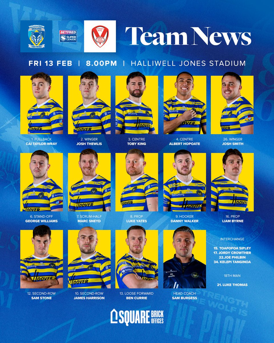 WarringtonRLFC's tweet photo. Locked-in for our @SuperLeague opener! 🔥🐺 https://t.co/sEJo7HsojL