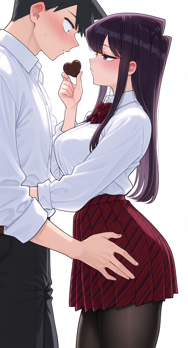 En la tierra del Sol naciente ya comenzó San Valentín, y Komi-san ya se puso las pilas😍... #komisan #KomiCantCommunicate #komi #古見さん #komishouko