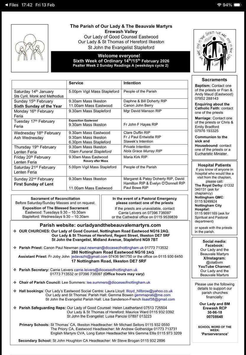 Our Lady and the Beauvale Martyrs. tweet media