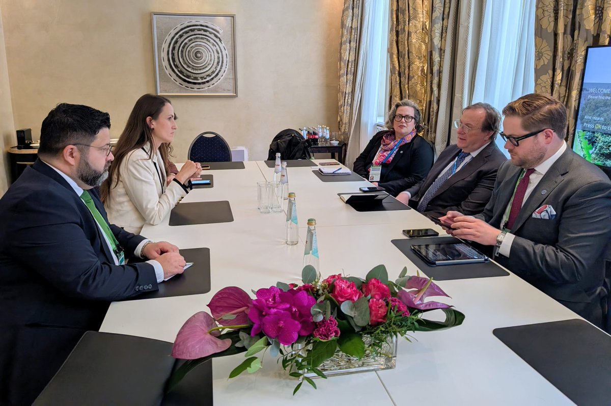 Always a pleasure to meet with <a href="/FredKempe/">Fred Kempe</a>, President &amp; CEO of <a href="/AtlanticCouncil/">Atlantic Council</a>.

At a time when transatlantic unity matters most, the Atlantic Council plays an essential role in strengthening the relationship between Europe and the United States.

Its growing footprint in