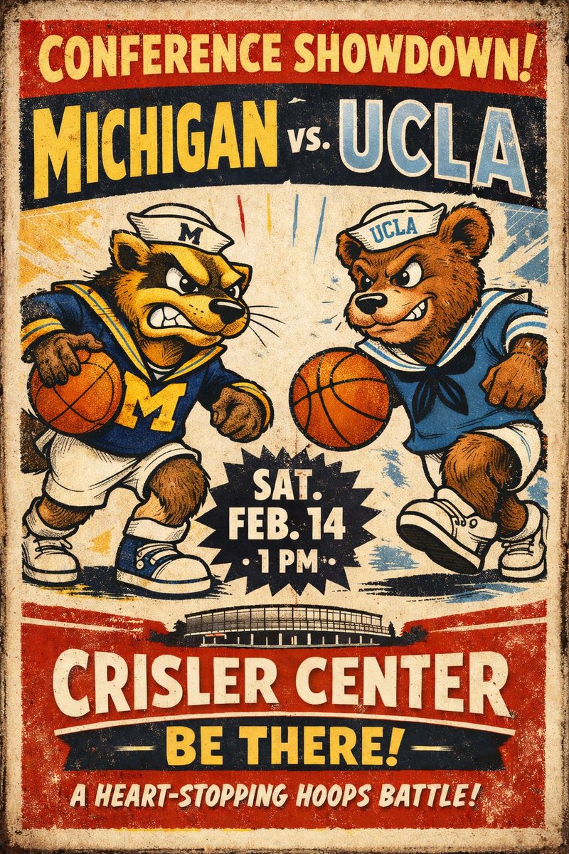 Happy Friday Michigan fans!!! Tommrow Michigan plays a tough UCLA team and looks to hold their 2 game lead in the big ten!!! Score predictions? Keys to the game? Would love to hear them!🟡🔵〽️ #Goblue