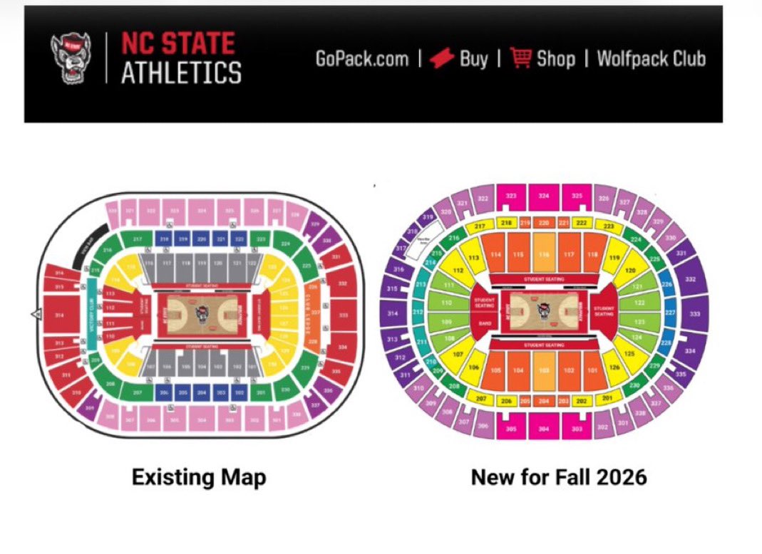 _Ryne's tweet image. As other teams are getting new arenas and shrinking seating, Lenovo is getting rid of aisles to add more 😒