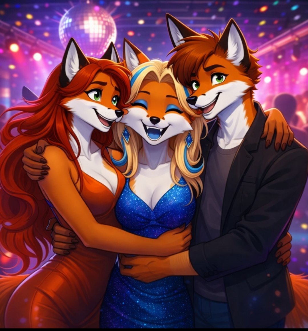 LaLkoa6333's tweet photo. Congratulations (I noticed that they took pictures with you, but you didn't) Today we're going to celebrate. #furry #art #hamingya #Aurvandil #Kastor #AI #fox #fylgia https://t.co/RXDnJxO0Xa