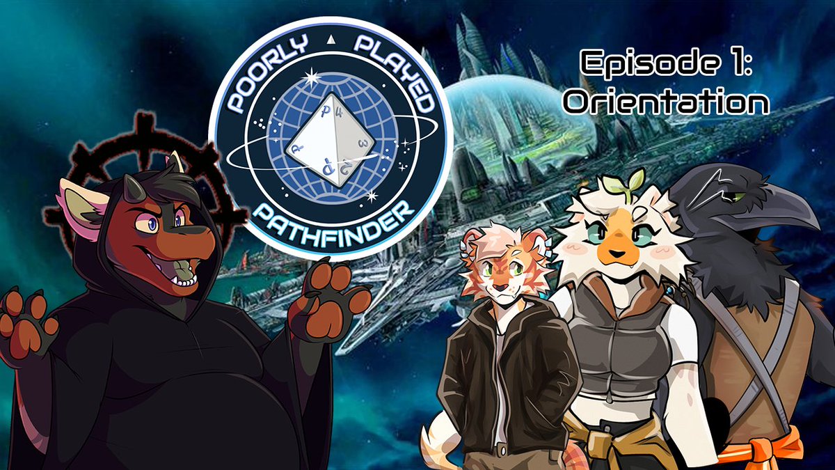 Marks_Barks's tweet photo. Mark? Coming back to youtube? No way!  

Yes way! my friends @ZAPSboltie @Alipapa1001 @AltoredStudios  and I are doing some Pathfinder for fun!  

Interested? We are setting our first episode up to go live this sunday!  Click below to get notifications:
https://t.co/dP07uqDDCn https://t.co/Y9M3XxvQdF