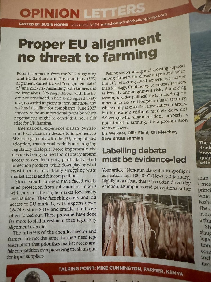 <a href="/DavidDavisMP/">David Davis MP</a> What utter drivel. It doesn’t harm British farmers.