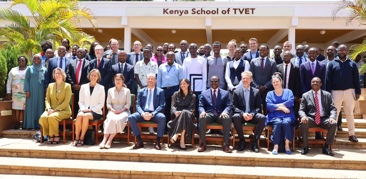 kstvet's tweet image. "Thrilled to host Hon. Cabinet Secretary @HonJuliusMigos  &amp;amp; French Minister Delegate @CaroitEleonore today at KSTVET for the exchange of €46.85M Team Europe financing agreements to drive #Digitalisation of TVET in Kenya! @edwintarno
@StateHouseKenya