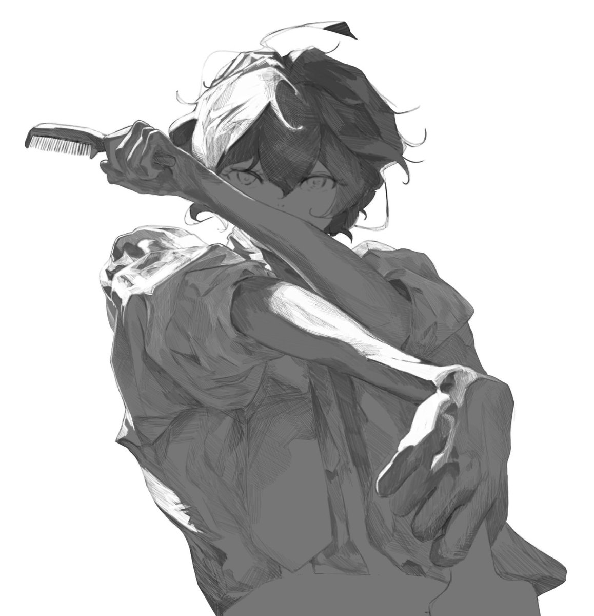 良い構図が思いつかないれれれ tweet media