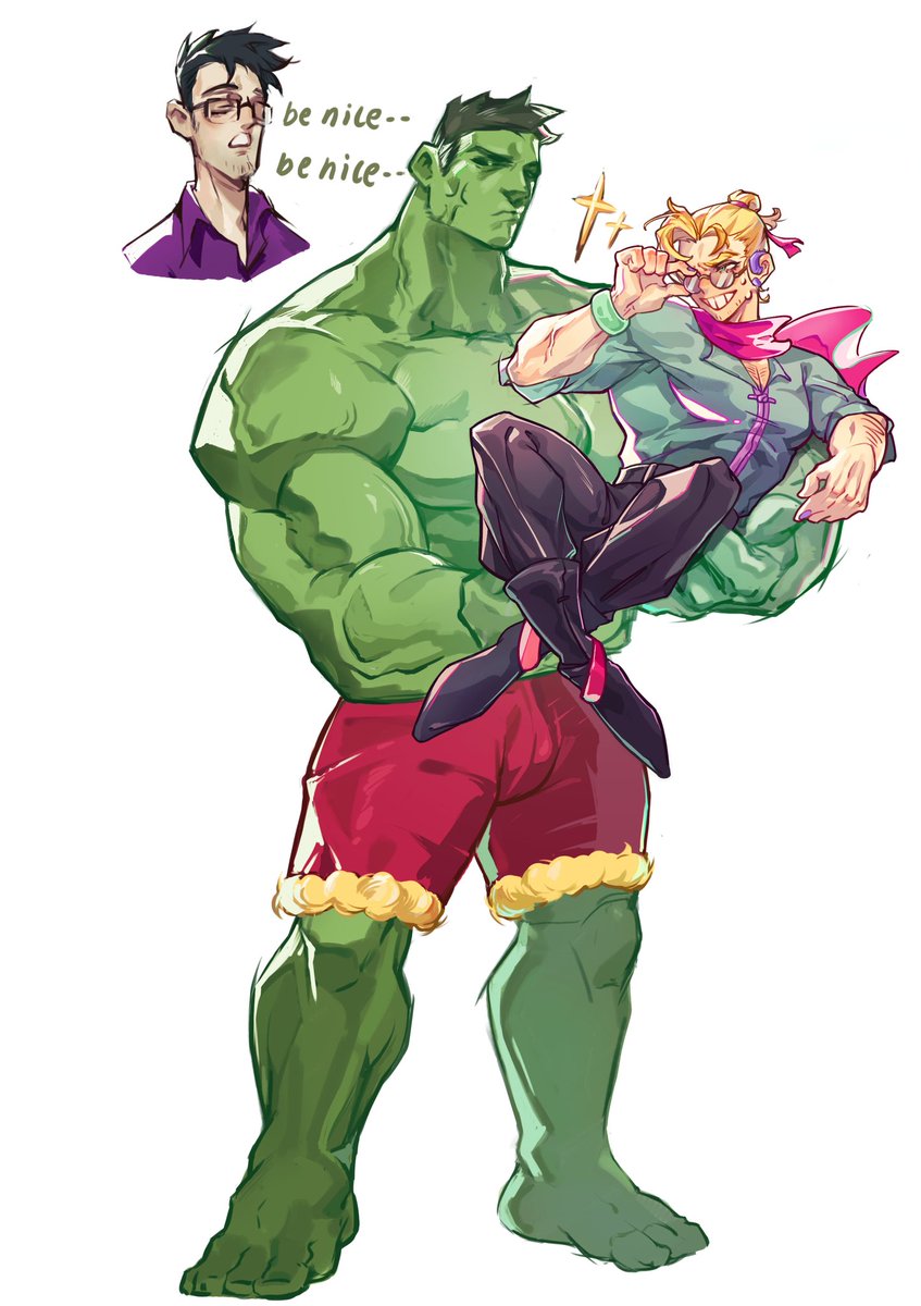 pr53634570's tweet photo. cute...#MarvelRivals #Hulk #Hawkeye https://t.co/JTGdF0HSMV