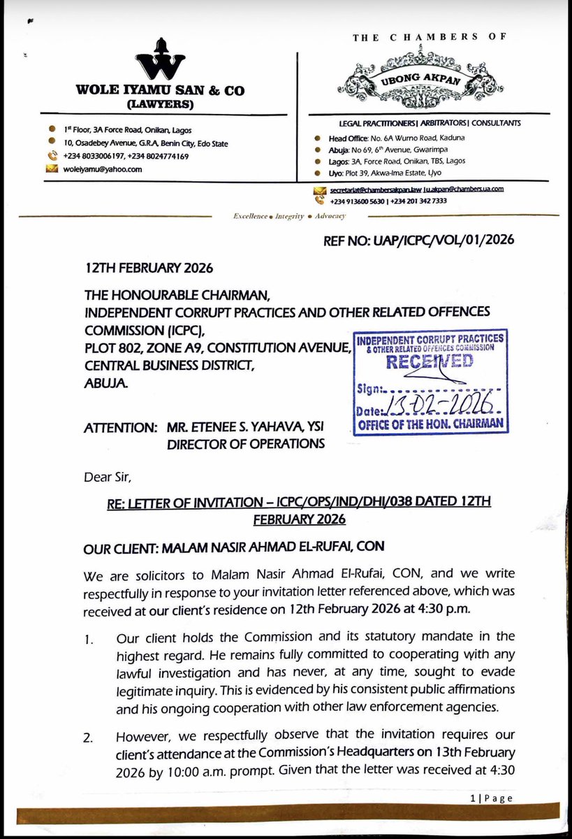 Nasir Ahmad El-Rufai tweet media