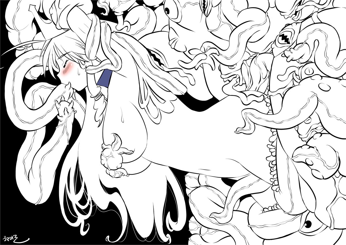 囚われ・・・お仕置き🪱🐙を受けるアンドゥルメダ👑・・・💕💕💕 