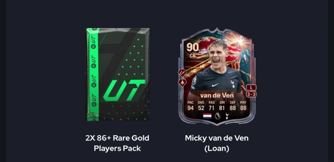 FUT_Z5's tweet photo. فان دي فين اعاره في المهام الان 💣💣💣💣

وايضًا معه كل هالجوائز ⬇️⬇️⬇️⬇️⬇️

🧬 تطويرة
🎁 باك 3 لاعبين +84
🎁 باك +83 ×4
🎁 باك +83 ×5
🎁 باك +81 ×3
🎁 باك +82 ×3
🎁 باك +85 ×2
🎁 باك +86 ×2

المهام في بطولة الوزن الخفيف 🏆🏆🏆

- سجل هدف في مباراتين مختلفتين
- العب 4 مباريات في البطولة
- فز في دور الـ16
- فز في ربع النهائي
- فز في نصف النهائي
- فز في النهائي
