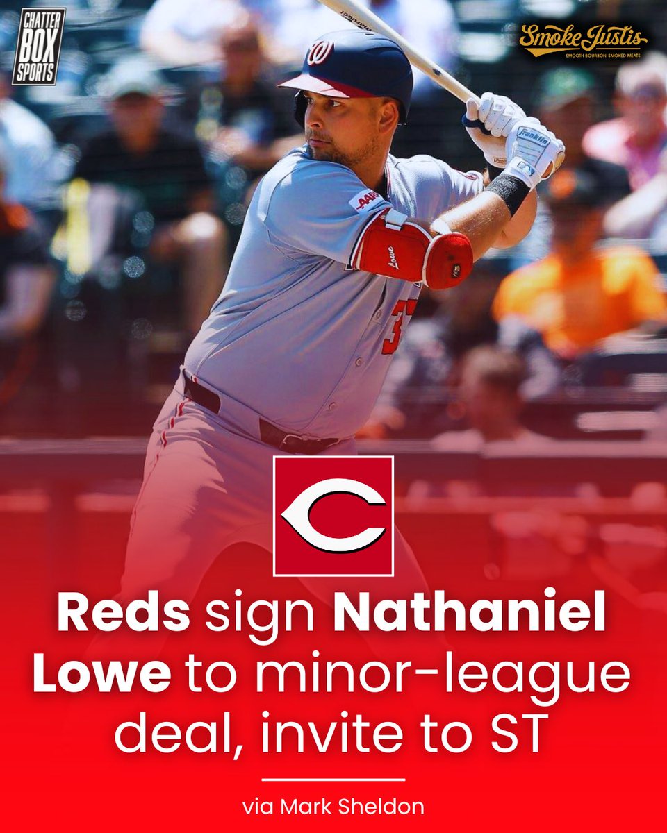 CBoxSports's tweet image. The Reds have signed 1B/DH Nathaniel Lowe to a minor-league contract with an invite to spring training, per Mark Sheldon.

Lowe is a career .264 hitter with a .771 OPS and was the 2022 AL Silver Slugger at first base.

#Reds