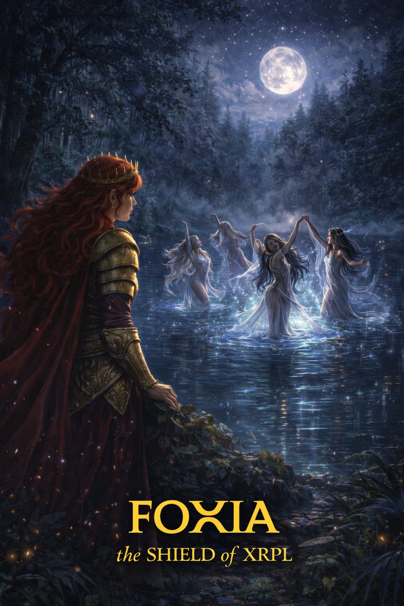 FOXIAXRPL's tweet photo. Their beauty is a veil, their invitation a test. The rusalki's glow promises enchantment, yet only those pure of heart can witness their dance and return unchanged.🌙🌲✨
#FOXIA #SlavicMythology #MagicalForest #Folklore https://t.co/7CQ0eWgS5G