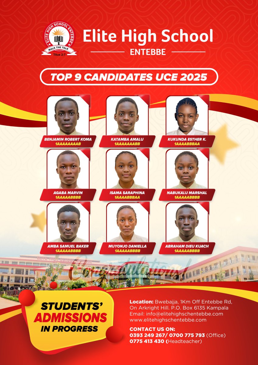 ELITE HIGH SCHOOL ENTEBBE tweet media