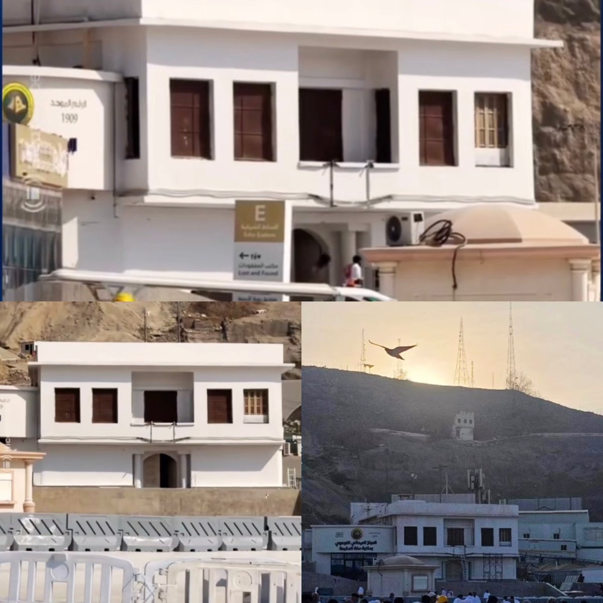 Halitagac2's tweet photo. Bir zamanlar Mekke’de  sarı tonlarıyla sessizce duran Peygamber Efendimizin Doğduğu Ev, bugün beyaz bir renge büründü. https://t.co/4ikmBot1Af