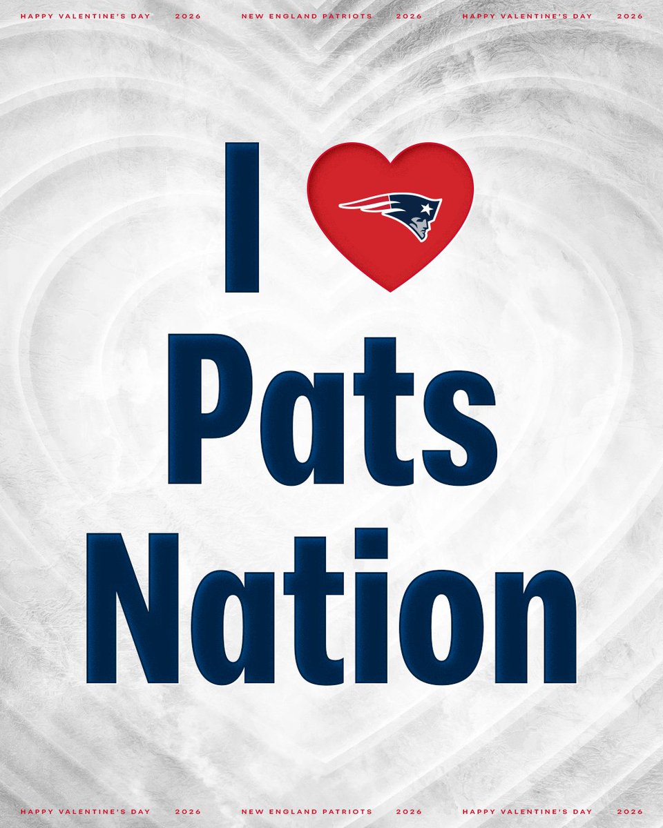 Happy Valentine's Day Pats Nation ❤️