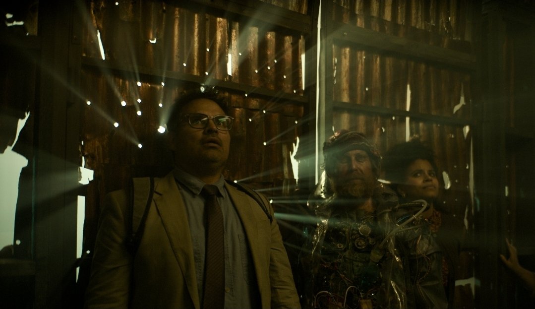 DiscussingFilm's tweet photo. ‘GOOD LUCK, HAVE FUN, DON’T DIE’, Gore Verbinski’s first movie in almost 10 years, is now playing in theaters. 

The film follows a man who takes patrons of an LA diner hostage, saying that he is from the future and must save them from AI. https://t.co/OrGpjirrHL